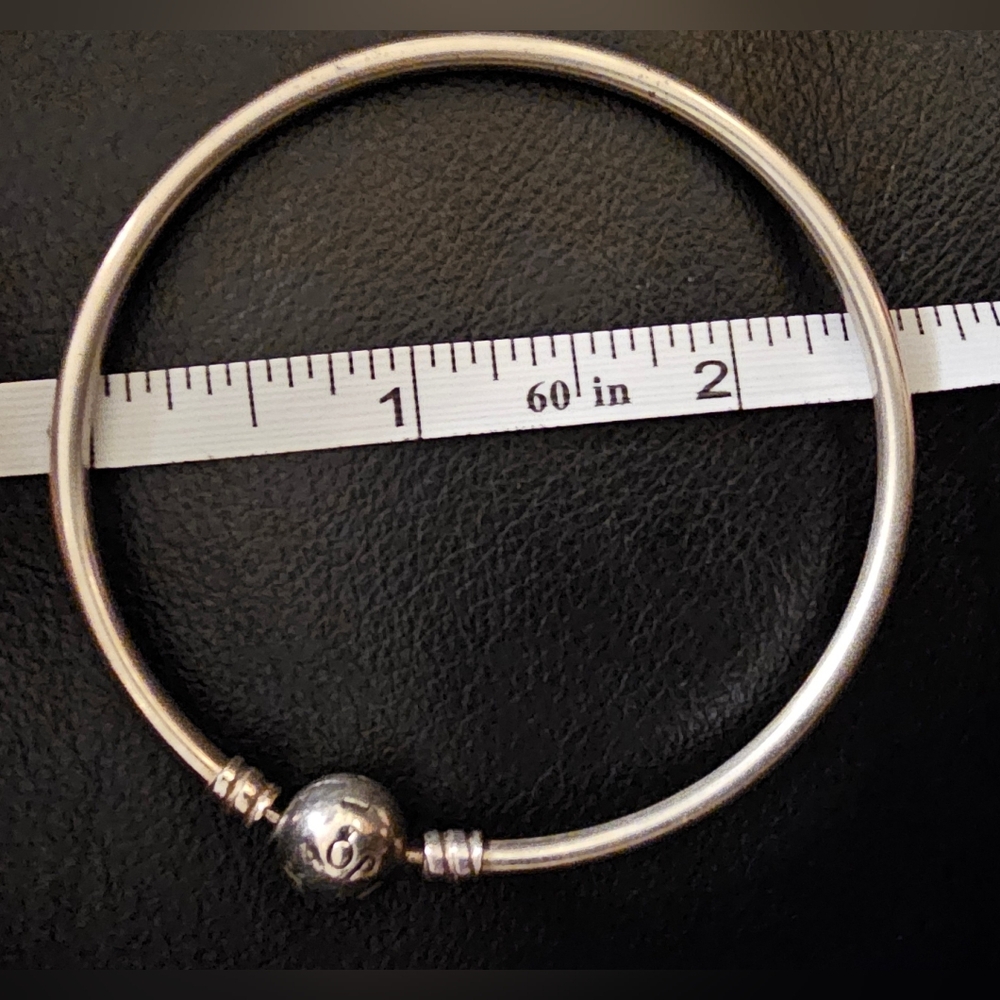 Pandora Sterling Silver Bracelet with Jewlery Box EUC - Picture 3 of 7
